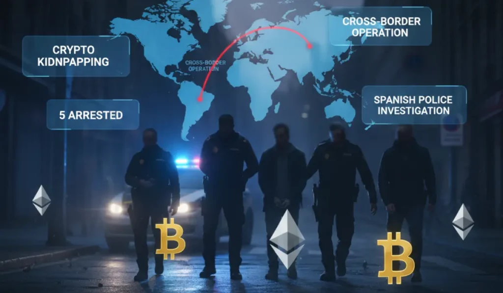 Spanish Police Arrest Five in Cross-Border Crypto Kidnapping Case