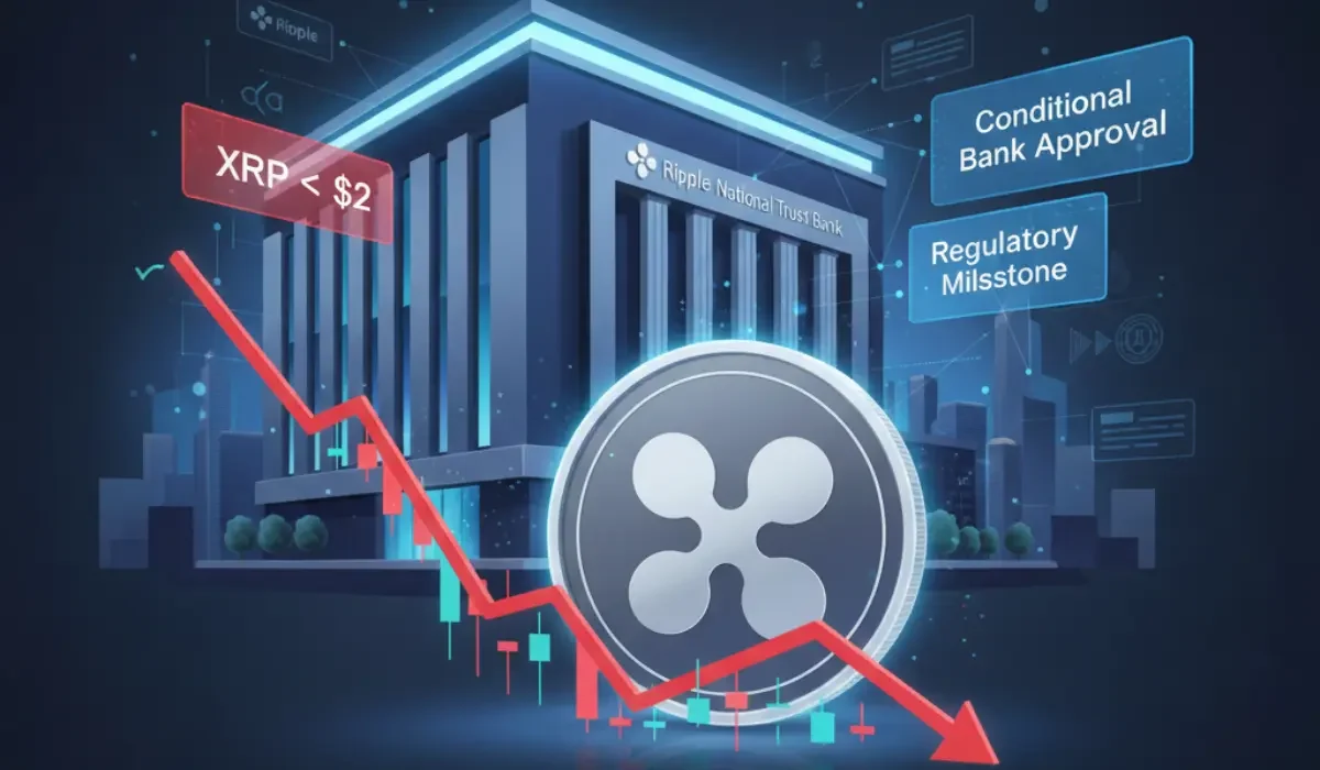 XRP Slips Below $2 as Ripple Wins Conditional Approval for National Trust Bank
